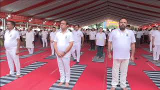 Joining the YogaDay programme at Tezpur Let us make Yoga a part of our lives and further wellness [upl. by Lebanna]