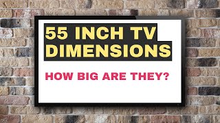 55 Inch TV Dimensions [upl. by Rozelle]