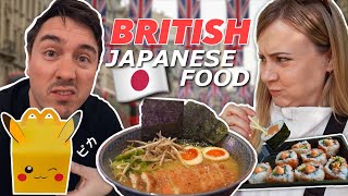 I Tried JAPANESE FOOD in ENGLAND for the First Time 🇬🇧🍜 [upl. by Ardnot]