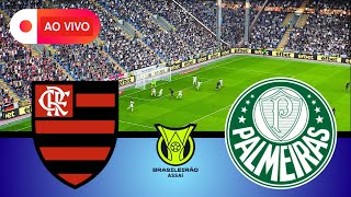 🔴FLAMENGO VS PALMEIRAS AO VIVO COM IMAGENS  BRASILEIRÃO 2024  Full Match  PES 21 Simulation [upl. by Urbannai]