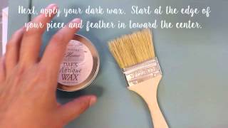 How to Apply Amy Howard Wax to Furniture [upl. by Ytisahcal135]