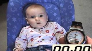 Infant Looking Time Habituation Activity 2 from quotWhat Babies Can Doquot DVD [upl. by Enymsaj]