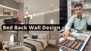 Louvers Design 2023 Bedroom Design with louvers I Bed back Wall Design Ideas I [upl. by Jardena]