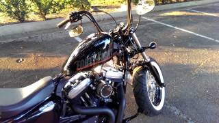 Harley Davidson Sportster Forty Eight DampD Bobcat Exhaust [upl. by Arfihs1]