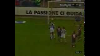 Juventus  Milan 30 25022001 3a Ritorno Serie A [upl. by Onitnas]