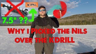 Top 3 reasons why I picked the 8quot Nils over the 75quot KDrill [upl. by Dadirac]