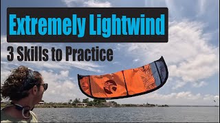 Can You Practice Kiteboarding In Extreme Lightwinds Under 8 kts [upl. by Ebba289]