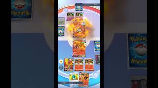 Charizard EX win vs Mewtu EX Pokemon TCG Pocket [upl. by Yzeerb]