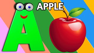 A to Z Colorfull Font to Easily Alphabet Phonics Song  By ABC SONGS [upl. by Lolly690]