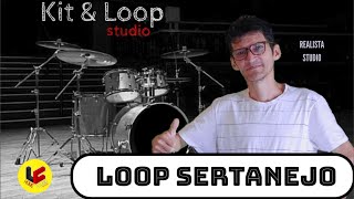 BATERIA PRA KONTAKT SERTANEJO LOOP amp KIT REALISTA STUDIO [upl. by Akehsat]