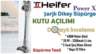 Heifer PowerX Şarjlı Dikey Süpürge İnceleme BİM Aktüel [upl. by Nnaira647]