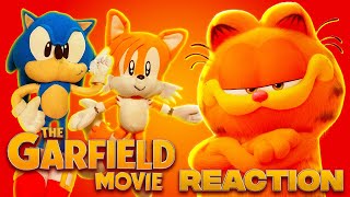 SonicWhacker55  The Garfield Movie Trailer REACTION [upl. by Sukramaj300]