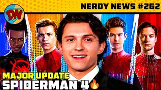 MCU Spiderman 4 Updates Thor 5 The Flash Sequel Miles Morales Movie  Nerdy News 262 [upl. by Anigroeg136]