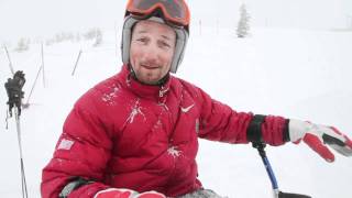 First sit skier to ski Corbets Couloir at Jackson Hole unassisted [upl. by Warren]