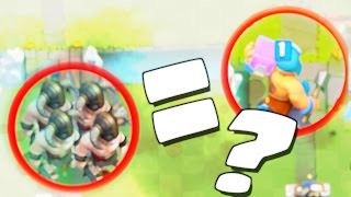 Clash Royale  LES BARBARES D’ÉLITES EN GAME SONT DES BÛCHERONS [upl. by Nicolella224]