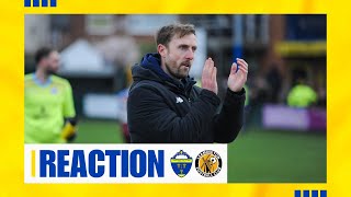 Warrington Town 11 Leamington Mark Beesley reaction [upl. by Krug]