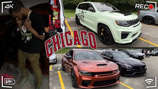 DAVO amp TRACKHAWKS TAKEOVER CHICAGO CARMEET [upl. by Teria754]