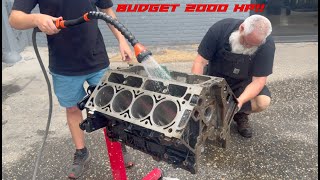 Building a BUDGET 2000hp LS ENGINE for CHEAP [upl. by Hardy]