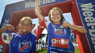 Sanitarium WeetBix Kids TRYathlon Gisborne 2018 [upl. by Ahsinac316]