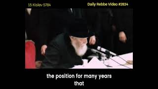 Lubavitcher Rebbe quotThe Rebbe on Hostage Exchangequot RebbeDaily 2834 [upl. by Alyssa]