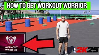 How to get Gym Rat in NBA 2k25 workout worrior [upl. by Luzader]