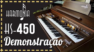 Órgão Harmonia HS450 Litúrgico  Demonstração do Som p CCB [upl. by Nordgren]