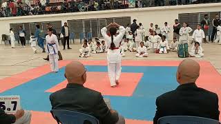 bassai dai kata performing in 15th Subjunior State Karate championships 2024 karateshotokan [upl. by Joh529]