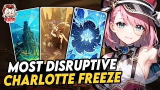 Negate  High Switch Cost  Freeze  GG Charlotte Freeze Deck  Genshin TCG [upl. by Gibun]