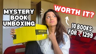 Mystery Book Box Unboxing  10 books for Rs 1299  Is it worth it  HONEST REVIEW [upl. by Titania807]