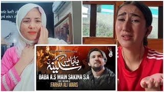 Indian Reaction  Farhan Ali Waris  Baba Mai Sakina 😰  Farsi  2023  Noha Reaction [upl. by Allekim]