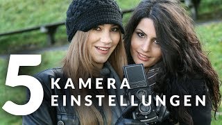 5 KAMERA EINSTELLUNGEN die jeder Fotograf kennen muss [upl. by Miun]