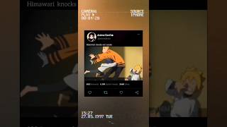 Himawari knocks out naruto 😎shorts ytshorts newshorts viralshorts trendingshorts [upl. by Toddie]