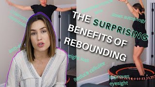 The SURPRISING BENEFITS of Rebounding  Tracy Anderson Method  Lymphatic Drainage [upl. by Humphrey125]