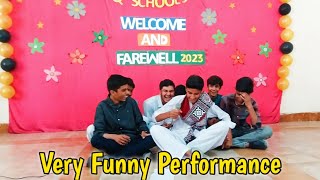 Annual Dinner  Farewell Party in school   Farewell party funny comparing in urdo   Funny Skits [upl. by Bambie]