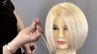 How to cut TOUSLED BOB HAIRCUT TUTORIAL [upl. by Mulry]