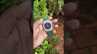 Hublot Classic Fusion Chronograph Silver Green Review Malayalam [upl. by Vasyuta]