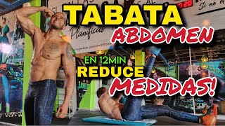 TABATA ABDOMEN 12 Minutos Reduce CINTURA [upl. by Otsuj]