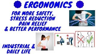 ERGONOMICS WORKPLACE IN HINDI  Ergonomics in industry HINDI  ERGONOMICS [upl. by Nonnair]