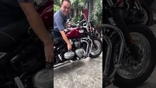 Triumph Bonneville Speedmaster 2023 lăn bánh 8000km [upl. by Dyraj]