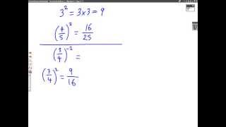 Fractional Indices Part 2 mathscast [upl. by Enitsirhk]