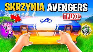 TYLKO SKRZYNIA AVENGERS CHALLENGE w Fortnite [upl. by Dreyer]