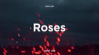 SAINt JHN  Roses Lyrics [upl. by Ennairak]