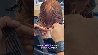 CORTE DE CABELO CURTO DESFIADO E MODERNO [upl. by Einnoc]