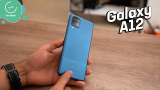 Samsung Galaxy A12  Review en español [upl. by Enohsal]