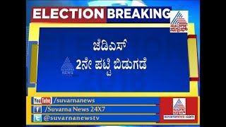 JDS Releases Second List Of Candidates For Karnataka Assembly Election [upl. by Brawley]