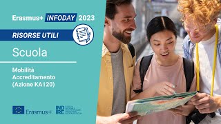 Erasmus risorse utili call 2023  Infoday Accreditamento Mobilità Scuola Azione KA120 [upl. by Merkley]