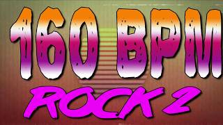 160 BPM  Rock 2  44 Drum Track  Metronome  Drum Beat [upl. by Reppiks]