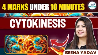 Get 4 Marks Cytokinesis Explained Fast  NEET 2025 Biology  Class 11  InfinityLearnNEET [upl. by Dub3]