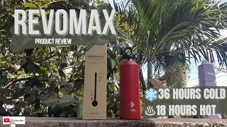 Revomax Vacuum Insulated Flask  36 Hours Cold amp 18 Hours Hot Test [upl. by Daisey]