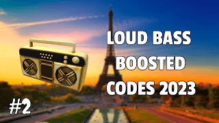 LOUD BASS BOOSTED Roblox CodesIDS WORKING 2023 [upl. by Pate]